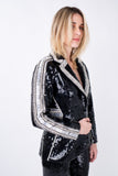 Blazer Bordado Mond - Preto
