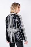 Blazer Bordado Mond - Preto