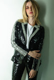 Blazer Bordado Mond - Preto