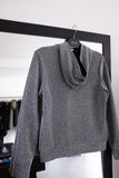Blusa Manga Longa Moletom Cygnus - Prata