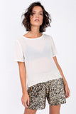 Blusa Básica Merlin - Off White  EUUUUUU Sergio