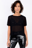 Top Bordado Sole - Preto