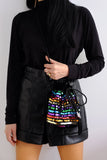 Bolsa Bordada Rainbow - Colorida