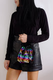 Bolsa Bordada Rainbow - Colorida