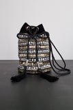 Bolsa Bordada Mond - Dourado com Prata