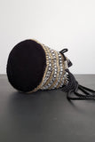 Bolsa Bordada Mond - Dourado com Prata