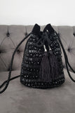 Bolsa Bordada Nox - Preto