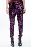 Calça Bordada Luna - Bordeaux