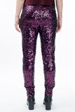 Calça Bordada Luna - Bordeaux