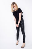 Calça Bordada Luna - Preto