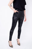 Calça Bordada Luna - Preto