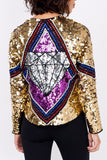 Casaqueto Bordado Diamond - Dourado