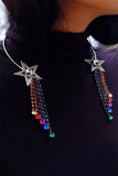 Colar Strass Stars - Níquel