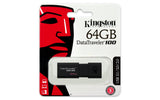 DT100G3/64GB - Pen Drive de 64GB USB 3.0 Data Traveler Série 100G3