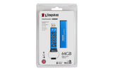 DT2000/64GB - Pen Drive de 64GB USB 3.0 Data Traveler Série 2000 c/ criptografia