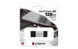 DT80/128GB - Pen drive de 128GB USB 3.2 Geração1 armanezamento tipo C Série 80.