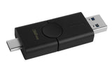 DTDE/32GB - Pen drive de 32GB USB 3.2 Geração 1, com 2 conectores: Tipo-A e Tipo-C