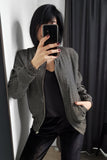 Jaqueta Bomber Geometric Arch - Preto