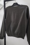 Jaqueta Bomber Geometric Arch - Preto