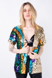 Kimono Bordado Ray - Dourado