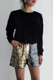 Shorts Bordado Sole - Bicolor