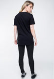 T-shirt Unissex Bordada Raio - Preto