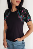 T-shirt Bordada Flow - Preto