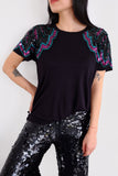 T-shirt Bordada Flow - Preto
