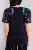 T-shirt Bordada Flow - Preto