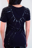 T-shirt Bordada Jenne - Preto