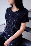 T-shirt Bordada Jenne - Preto