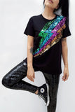 T-shirt Unissex Bordada Raio - Preto