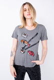 T-shirt Bordada Sushi - Mescla