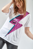 T-shirt Bordada Bowie - Branco