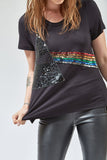 T-shirt Bordada Floyd - Preto