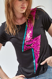 T-shirt Bordada Bowie - Preto