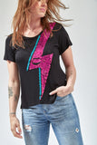 T-shirt Bordada Bowie - Preto