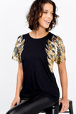 T-shirt Bordada Milly - Preto