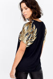 T-shirt Bordada Milly - Preto