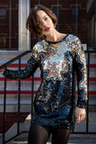 Vestido Bordado Oden - Preto