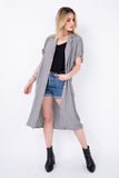 Vestido Chemise Listrado Lille - Preto e Branco